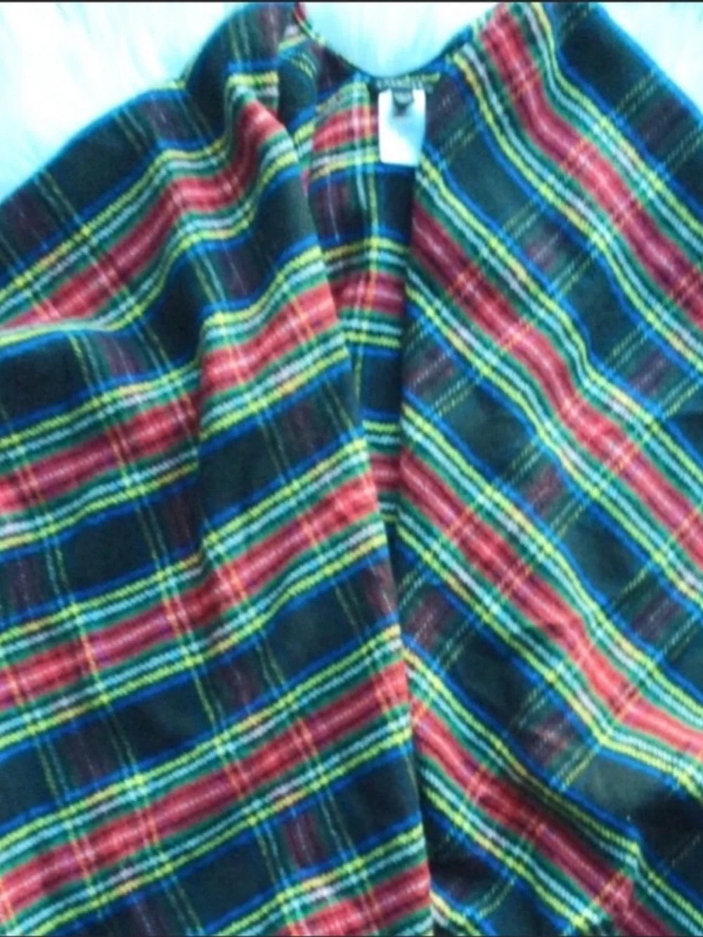 NWOT Talbots Tartan Plaid Ruana - Picture 4 of 7